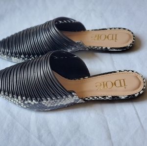 Idore Faux Leather Snakeskin Mule 5